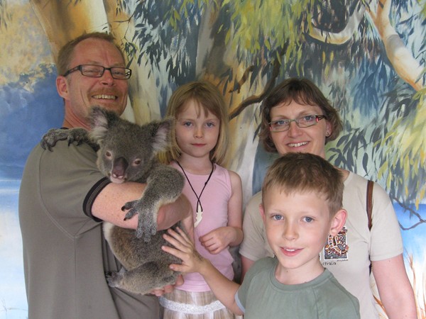 Familiefor�gelse i Kuranda i Cairns 7. marts 2008